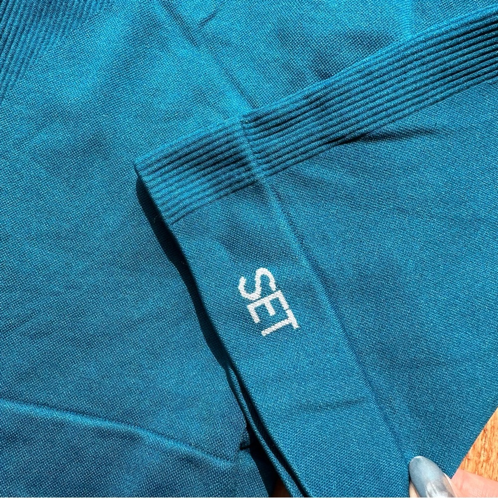 Brand New (NWOT) Set Active Blue Biker Shorts - Picture 2 of 3
